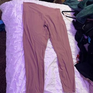 Mauve size 14 Lululemon leggings